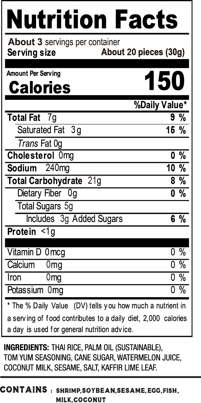 Rice Bites (Tom Yum) 100g