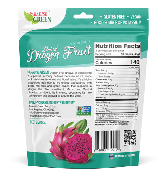 Dried Dragon Fruit 4.3oz