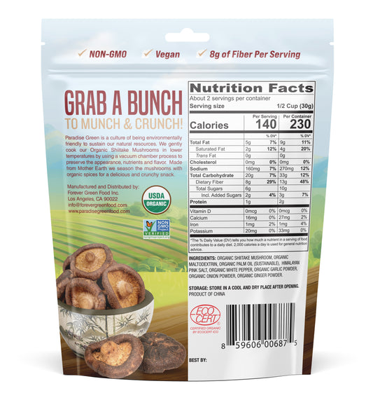 Organic Shiitake Mushroom (seasoned) 50g