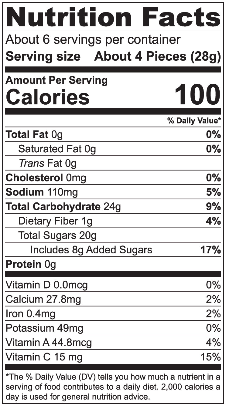 Dried Chili Mango 6oz