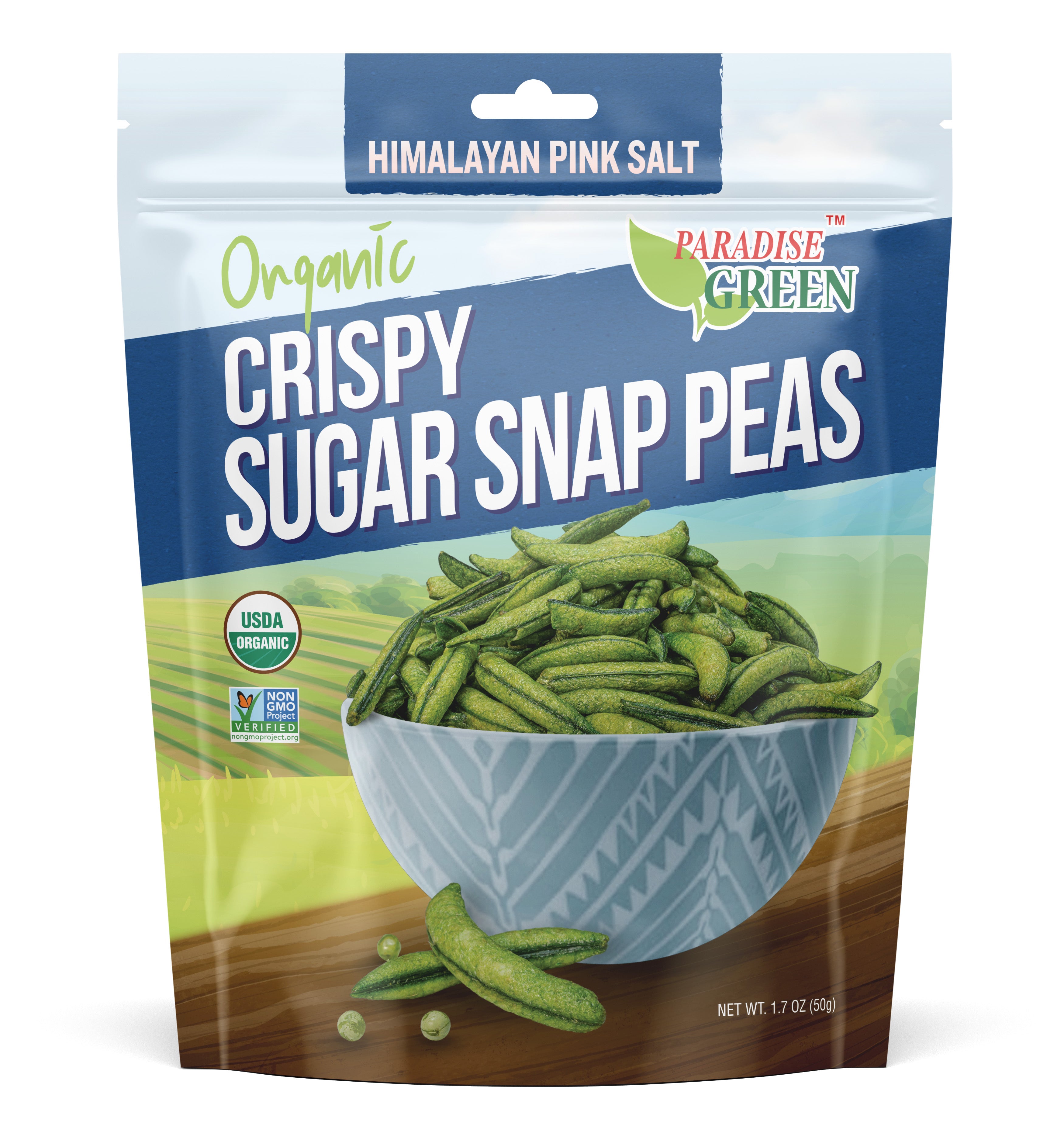 String Pea Snacks Organic Crispy Sugar Snap Peas 50g – Forever Green Food